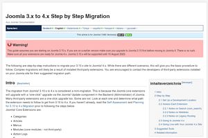 Joomla Migration von Version 3.10 nach 4.x - Anleitung